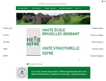 Tablet Screenshot of intranet.defre.be
